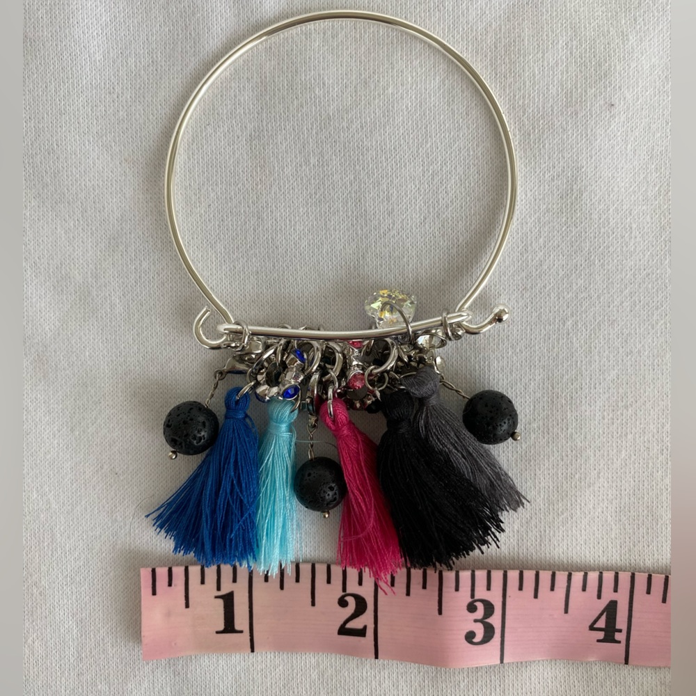 New Handcrafted Tassel Hinged Bangle - image 6